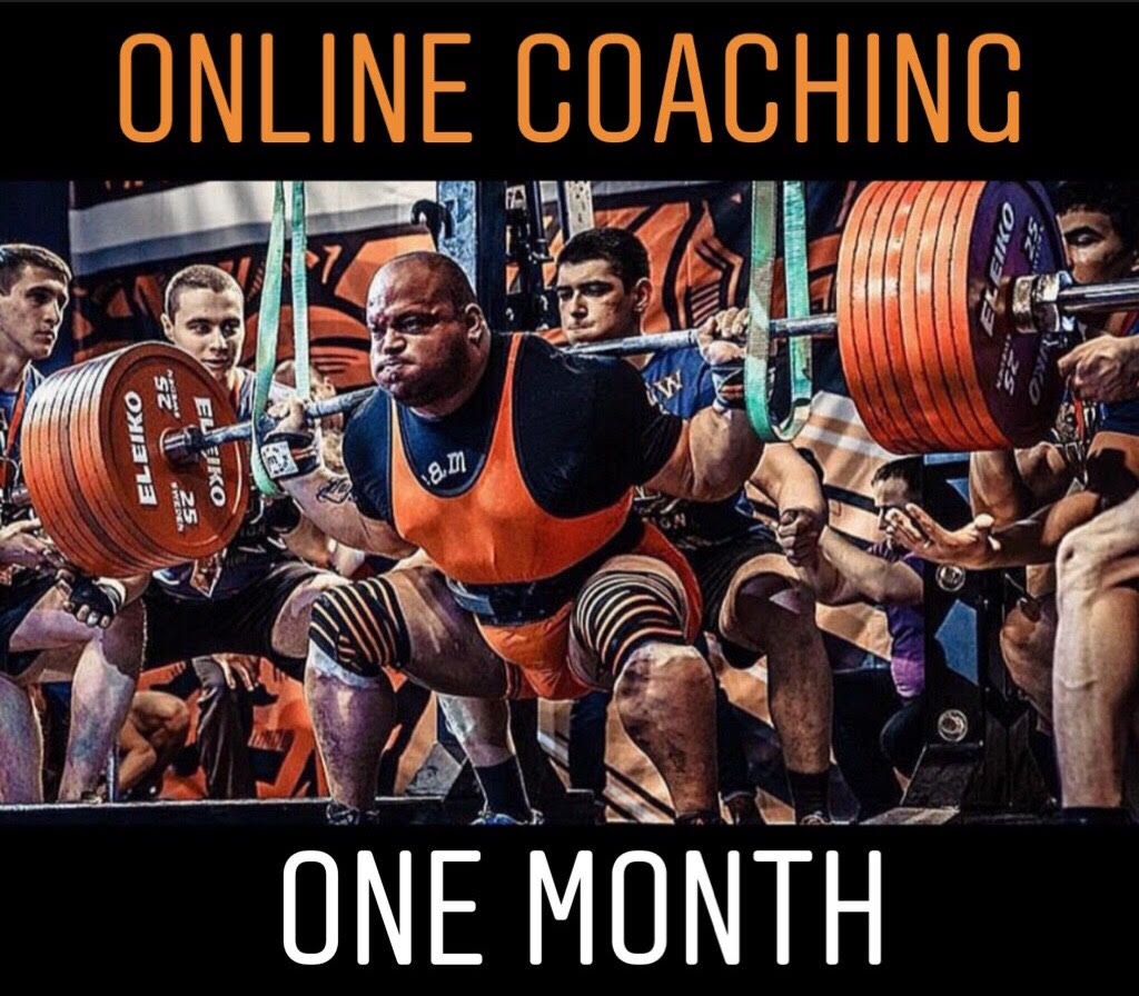 1 Month of Online Powerlifting Coaching - Official Website of Eric Lilliebridge